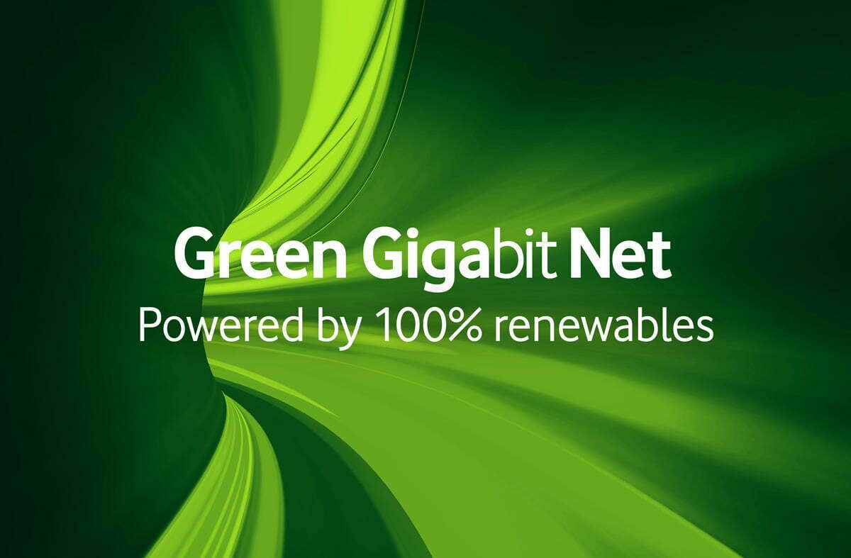 Rețeaua Vodafone din Europa va deveni 100% verde până în iulie 2021