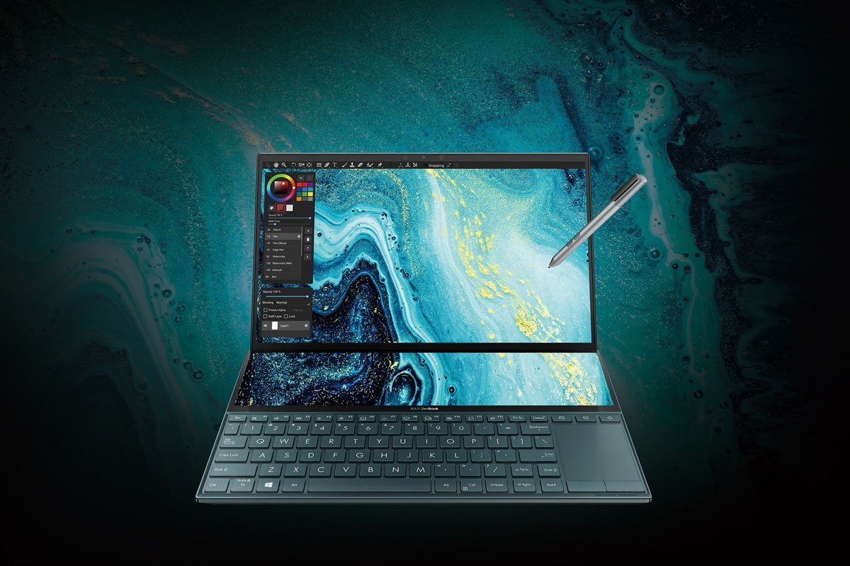 ASUS aduce în România ZenBook Duo cu ecran principal tactil 14 inci și ScreenPad Plus