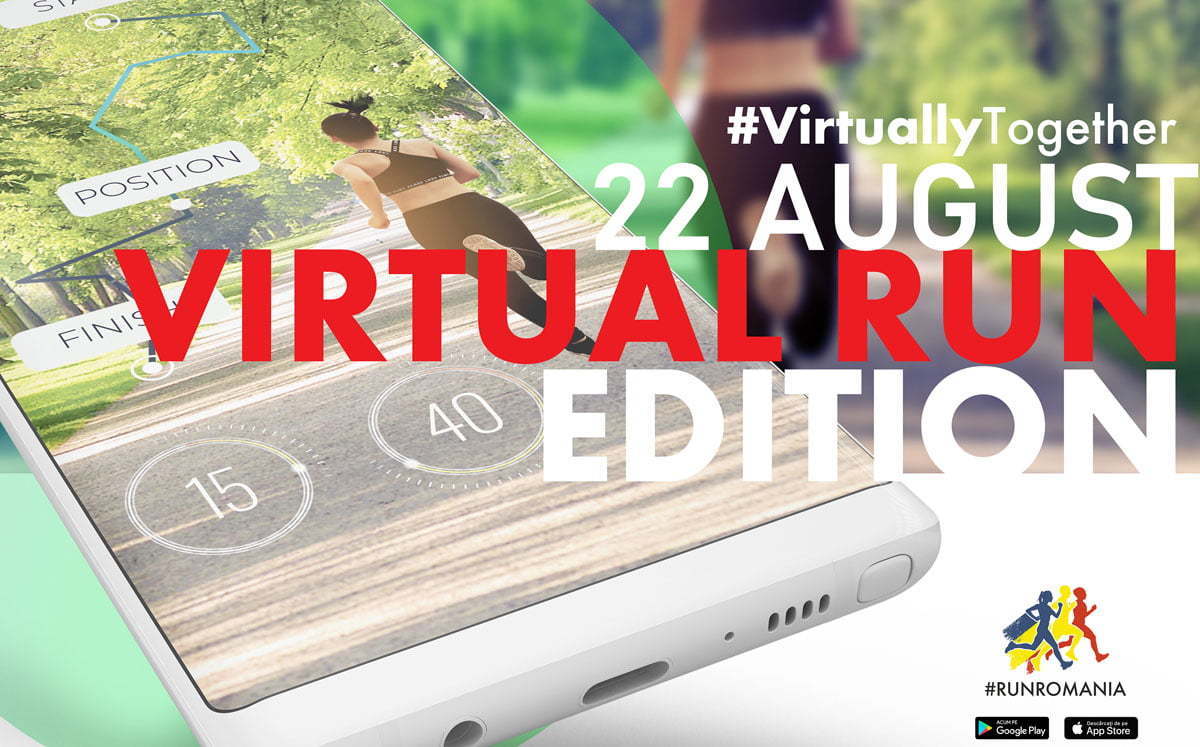 Eveniment cu 1.508 alergători #VirtuallyTogether