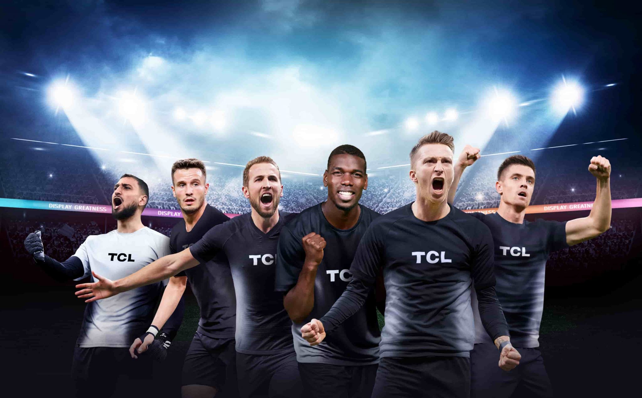 Fotbaliști de top, ambasadori pentru electronicele TCL