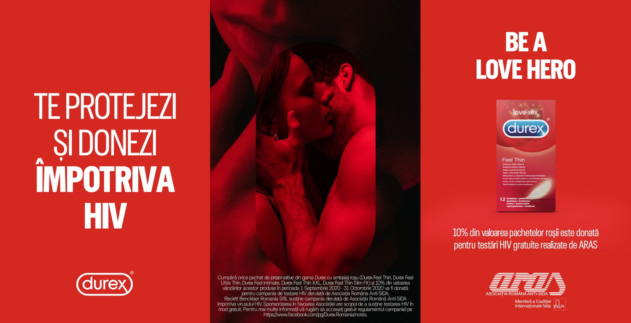 Durex donează 10% din vânzările pe două luni pentru lupta contra HIV