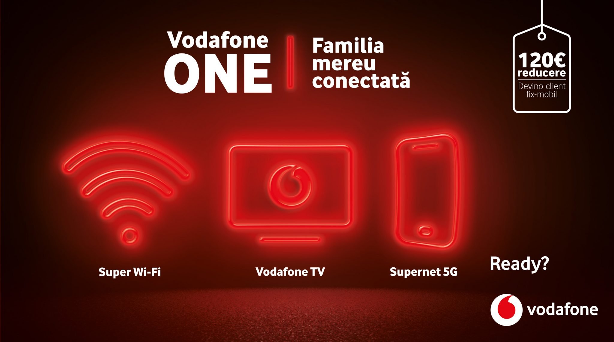 Servicii convergente fix-mobil cu Vodafone ONE