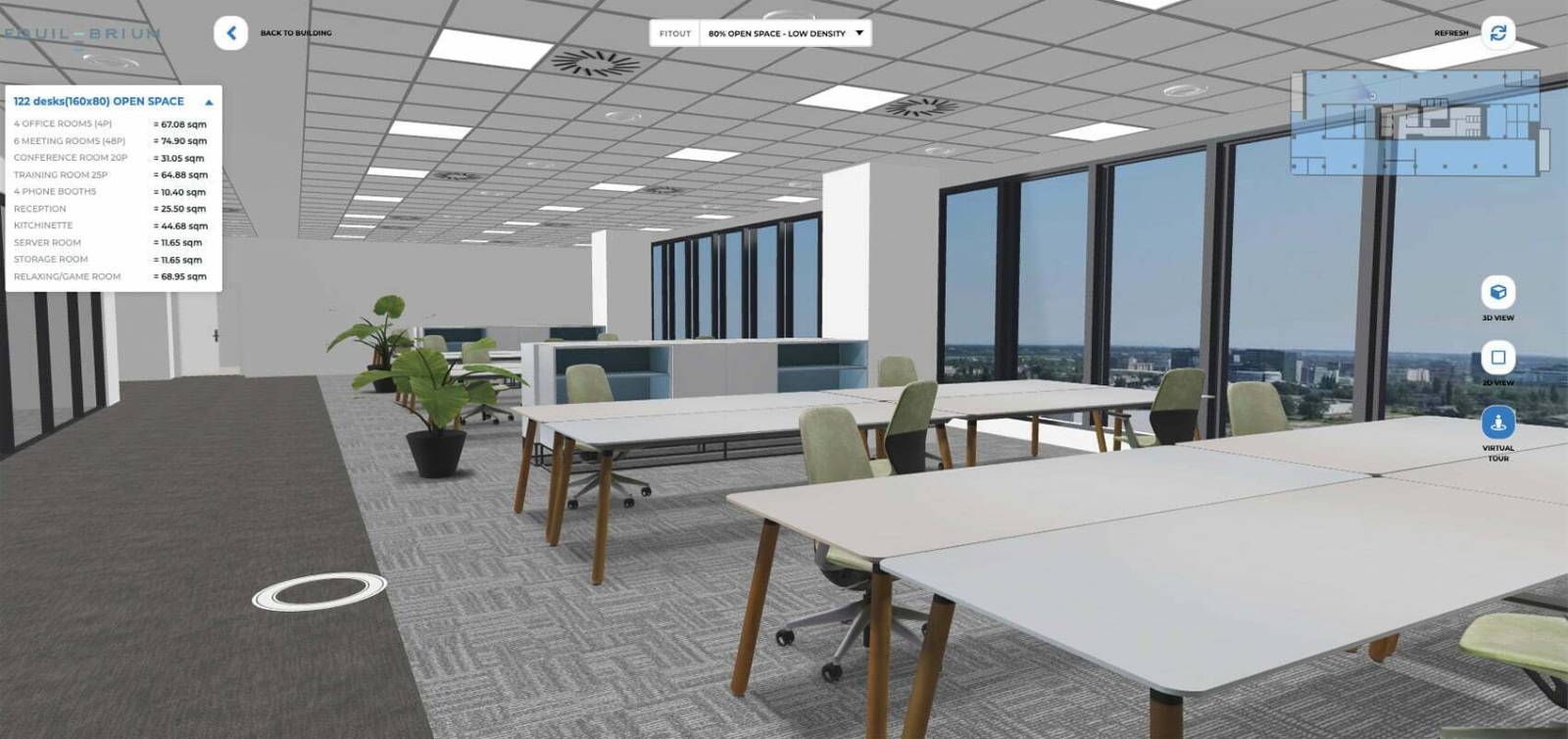 Viitorii chiriași ai Equilibrium, proiect dezvoltat de Skanska România, pot vizualiza virtual spațiu...