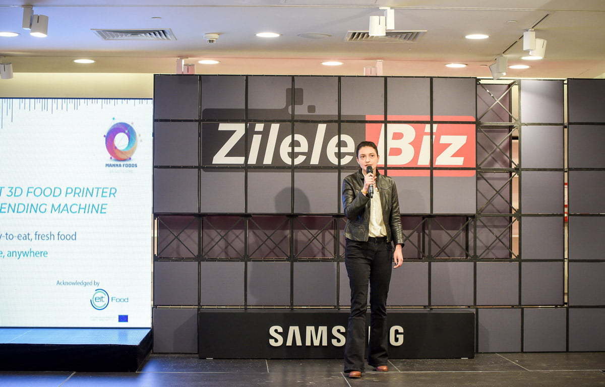 Mădălina Ilie la Zilele Biz: Imprimante cu sandvișuri pentru viitorul alimentației