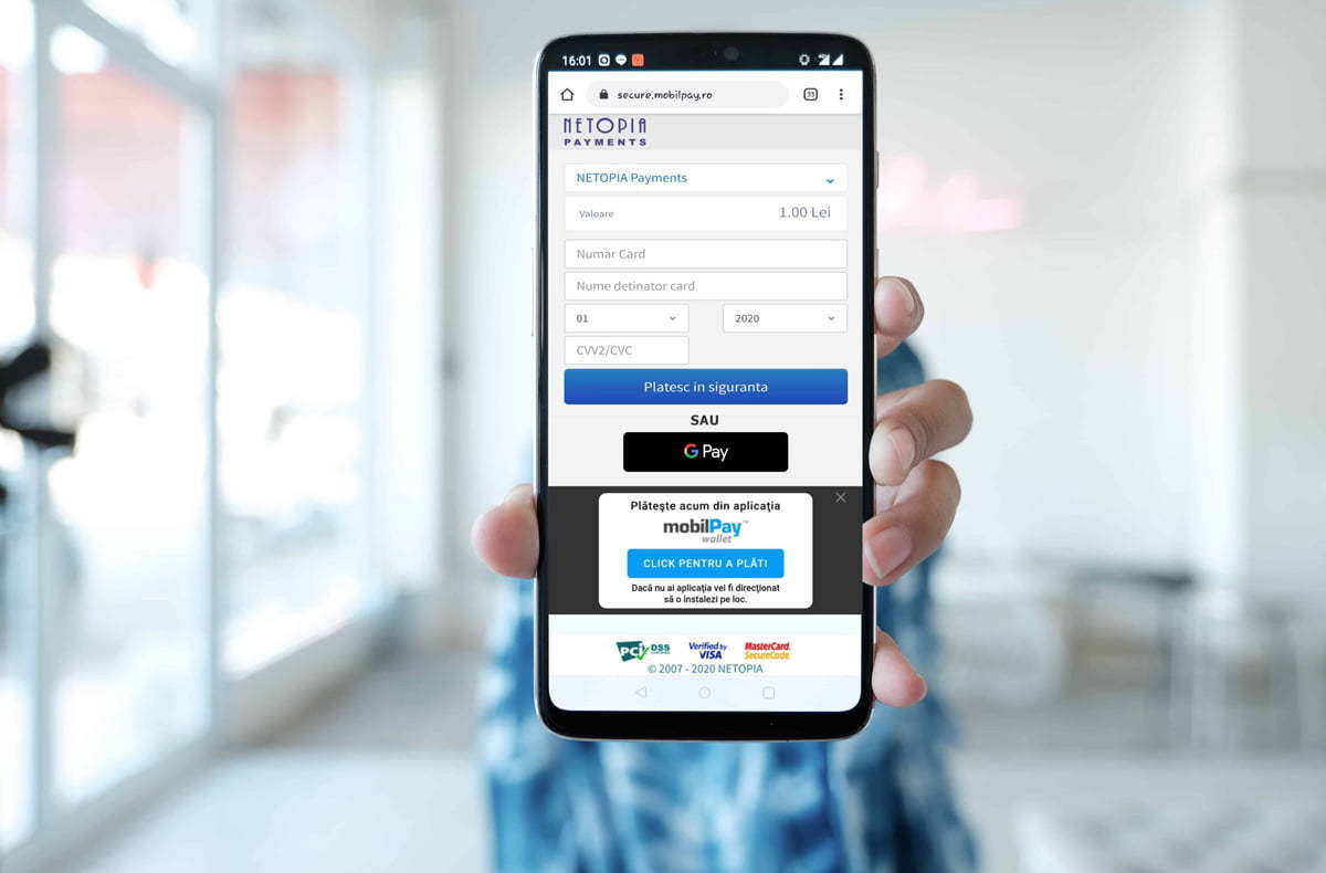 NETOPIA Payments obține licența de instituție de plată de la Banca Națională a României 3 Netopia Google Pay