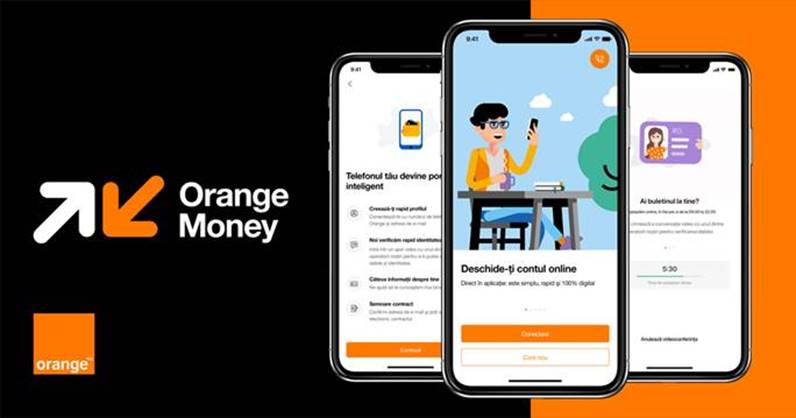 Cont Orange Money prin înrolare 100% digitală