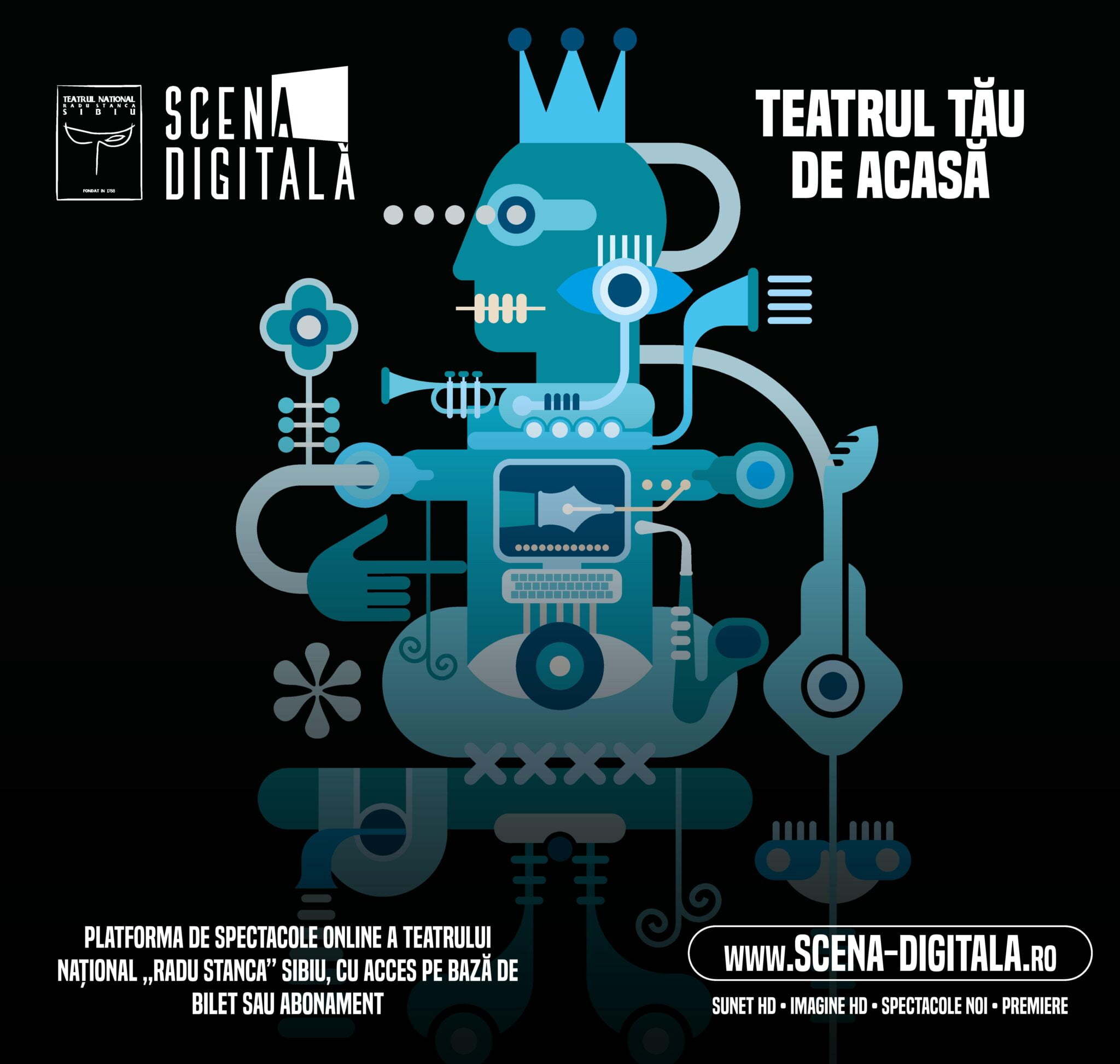Teatrul Național „Radu Stanca” Sibiu lansează serviciul de abonamente pentru vizionarea producțiilor...