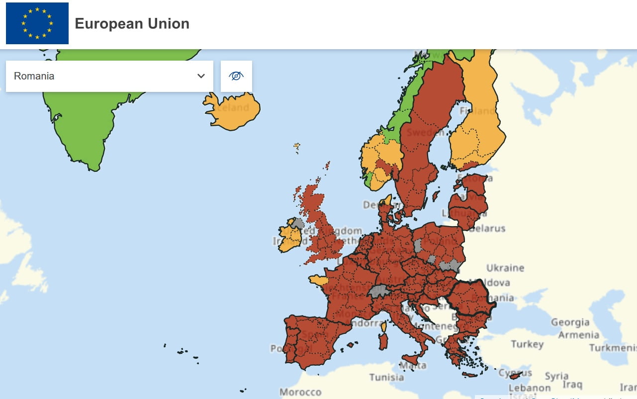 Toate informațiile despre starea de sănătate, carantină şi condiţiile de călătorie în UE, într-o sig...