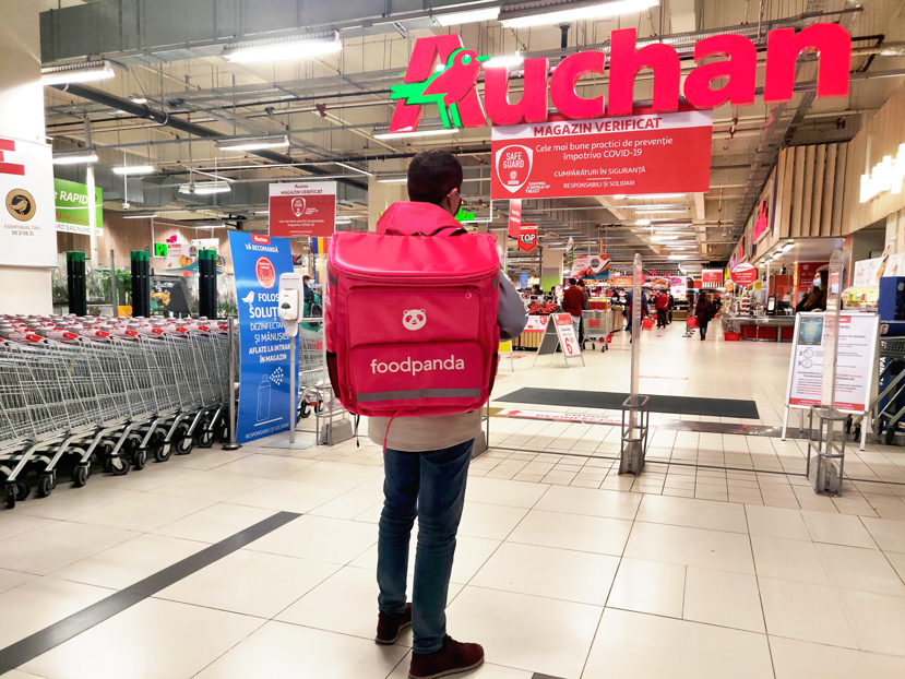 Parteneriat foodpanda - Auchan