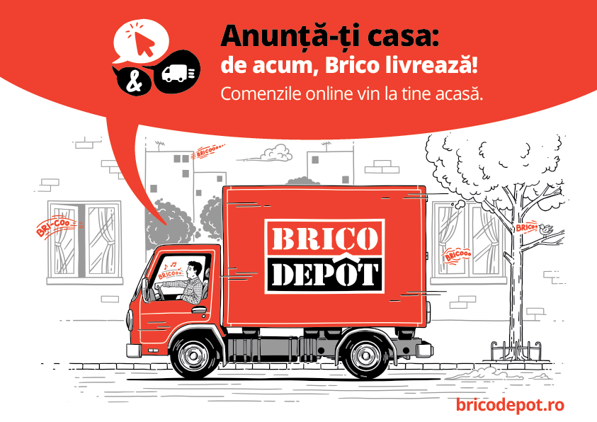Brico Dépôt lansează un serviciu pentru comenzi online cu livrare la domiciliu