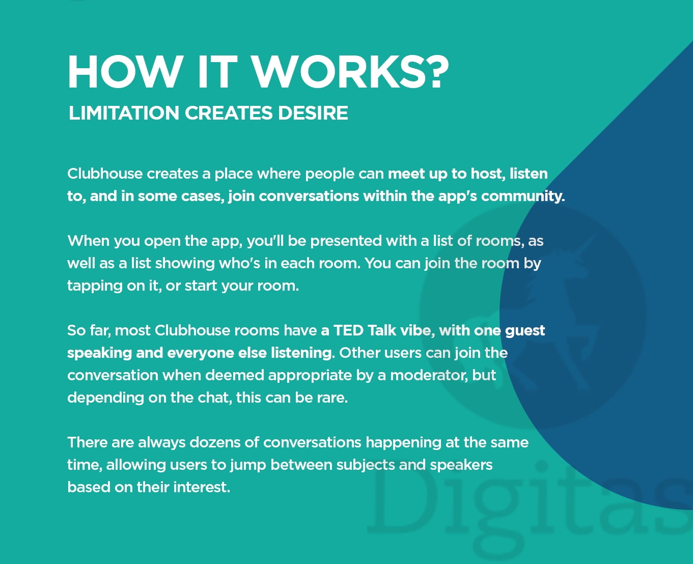 Clubhouse sau cum aparenta limitare stimulează creativitatea 1 Clubhouse infografic 3