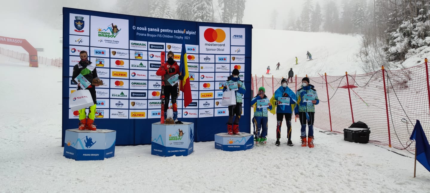 Românii au obținut patru medalii la competiția de schi FIS Children Trophy