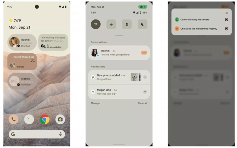 primele imagini cu android 12