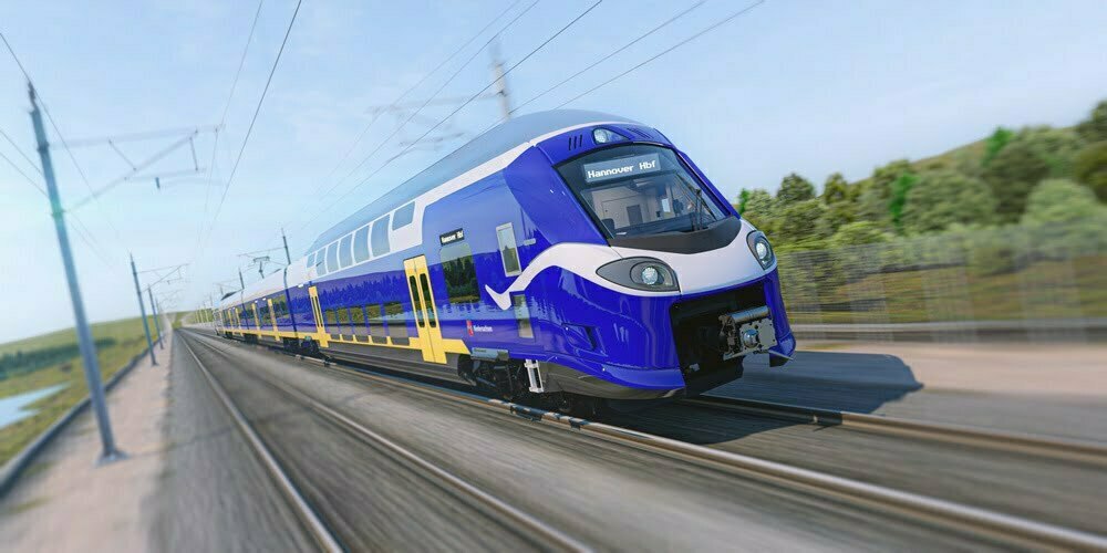 Alstom va furniza 34 de trenuri electrice cu două niveluri în Germania