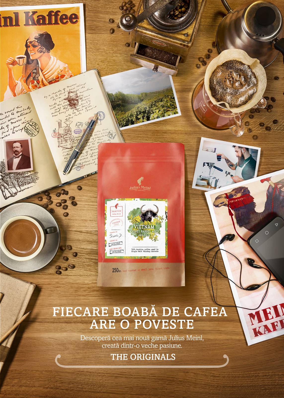 Julius Meinl lansează un nou sortiment de cafea de origini
