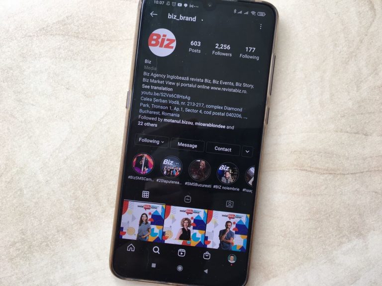 revista biz instagram