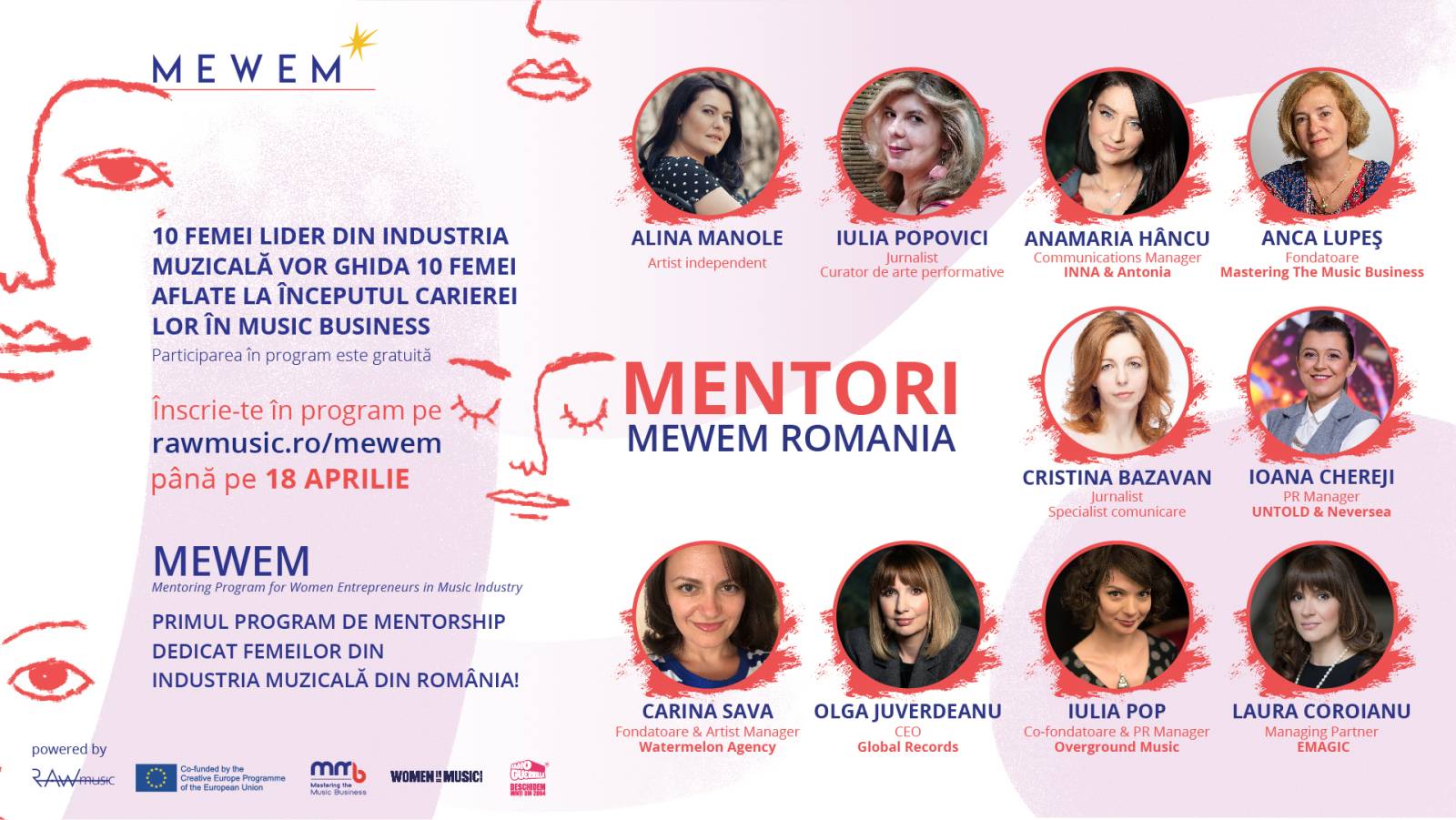 Primul program de mentorship dedicat femeilor din industria muzicală din Romania așteaptă înscrieri