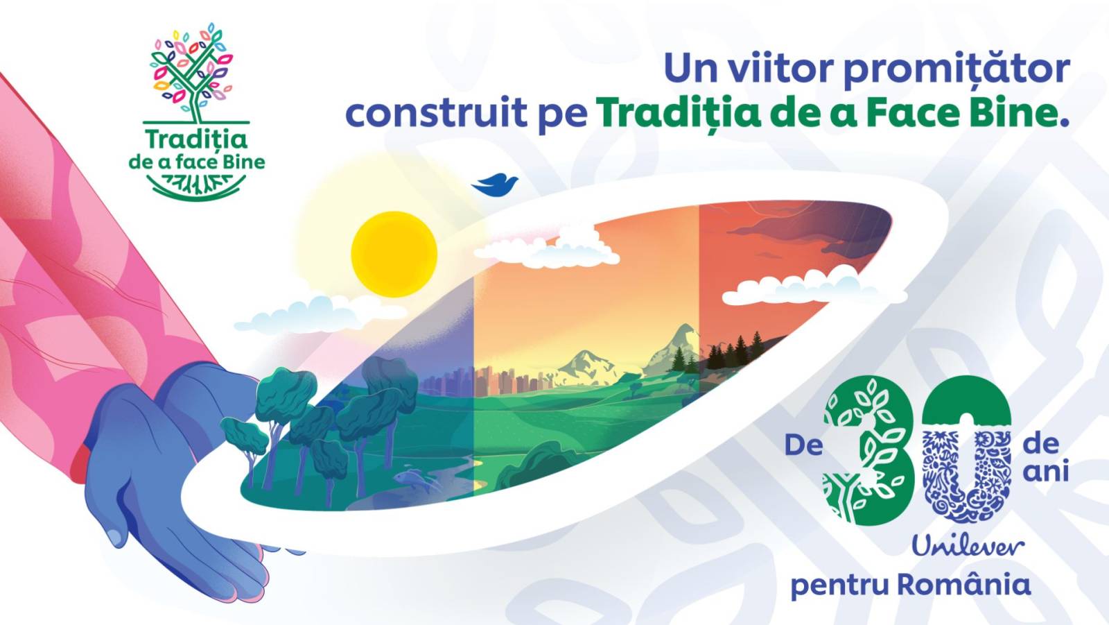 Unilever serbează 30 de ani în România, prin campania „Tradiția de a face bine”