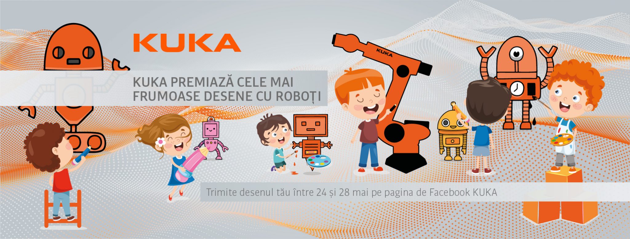 KUKA premiază cele mai frumoase desene cu roboți făcute de copii