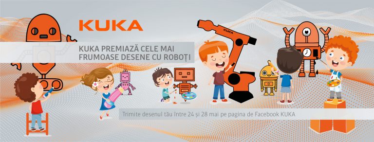 KUKA premiază cele mai frumoase desene cu roboți făcute de copii