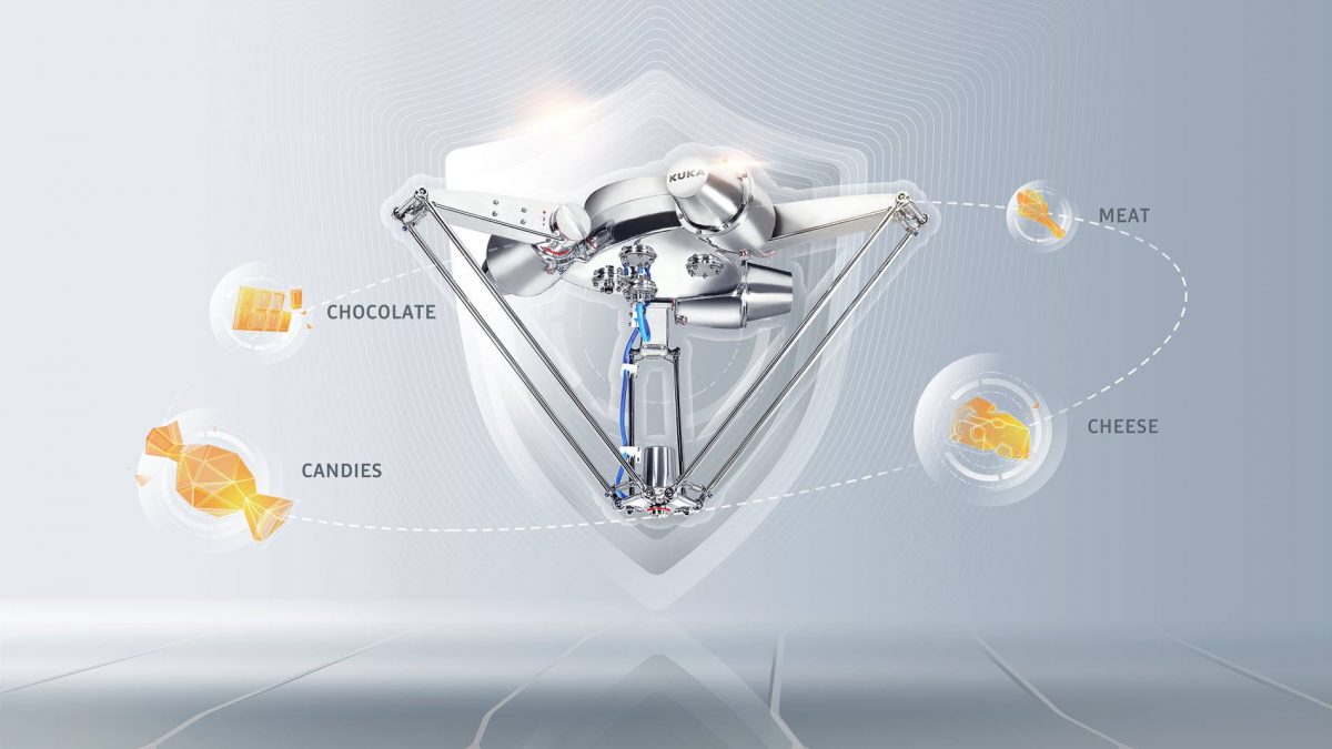 Noul robot KR DELTA de la KUKA perfect pentru industrii unde igiena este esențială