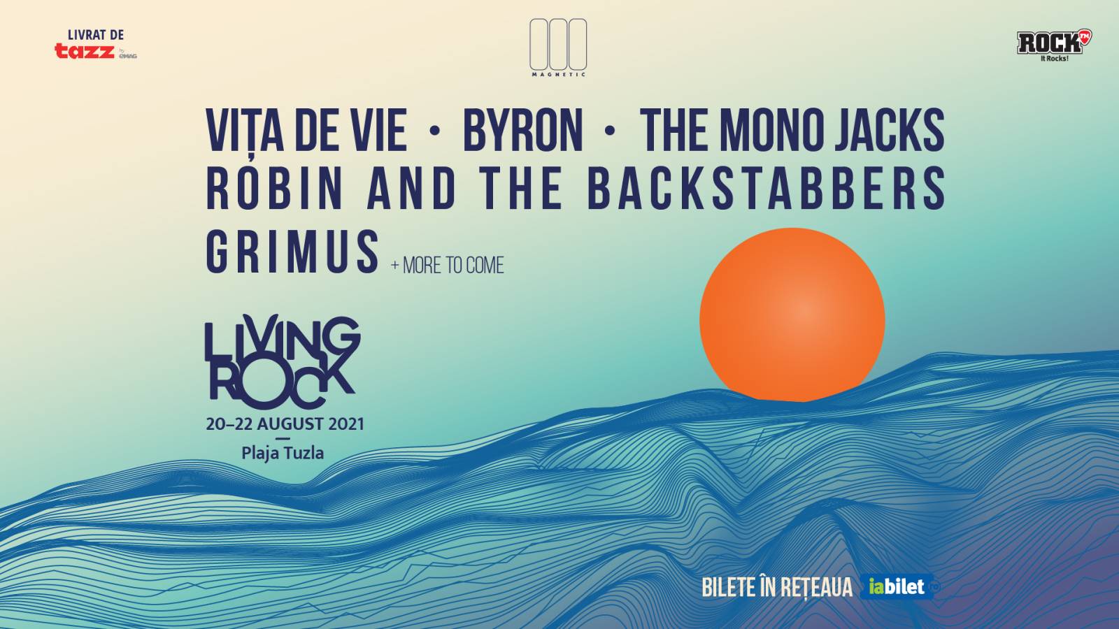 Living Rock are loc în perioada 20-22 august, pe plaja Tuzla