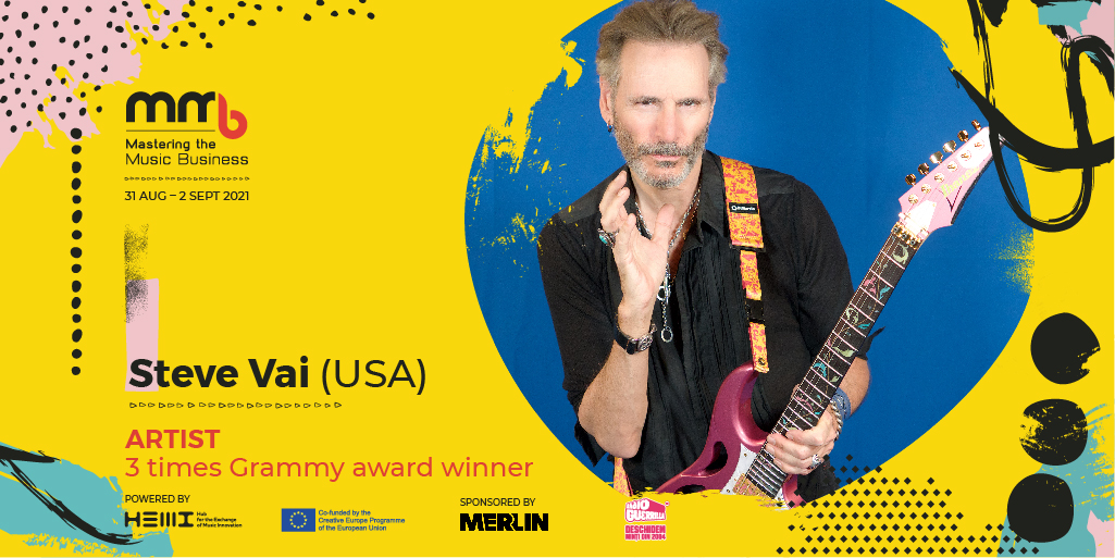 Steve Vai va fi prezent la Mastering the Music Business 2021