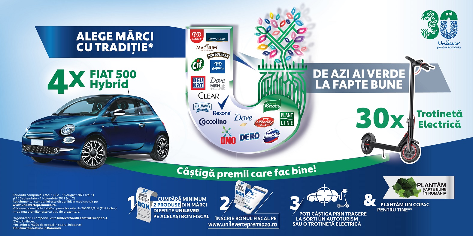 Unilever a lansat campania „De azi ai verde la fapte bune”