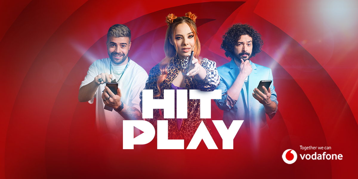 Vodafone lansează Hit Play cu Olivia Addams, Speak și Marius Moga
