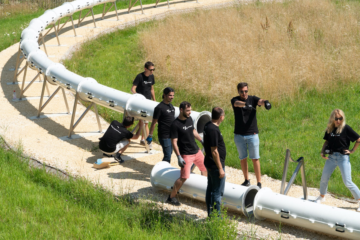 Swisspod, startup-ul românului Denis Tudor, lansează prima unitate de teste hyperloop 1 Swisspod hyperloop