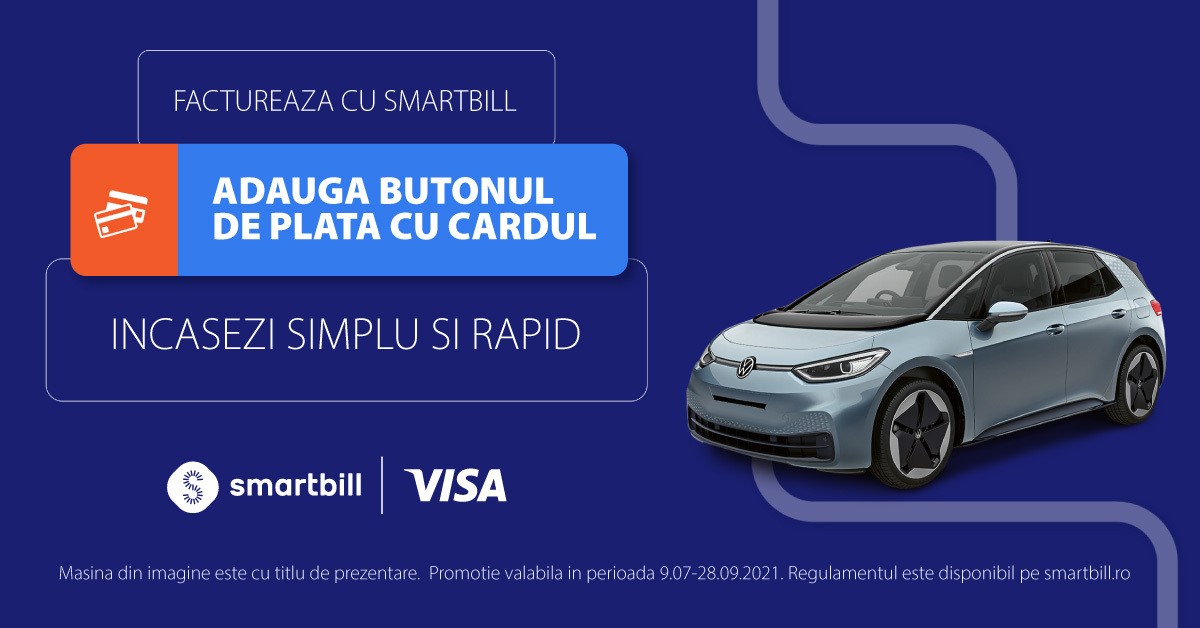 Digitalizarea IMM-urilor: VISA și SmartBill lansează opțiunea de plată cu cardul, direct de pe factu...