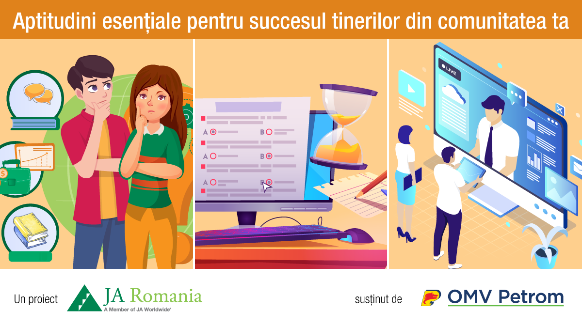 Proiect educațional Junior Achievement România și OMV Petrom pentru liceeni