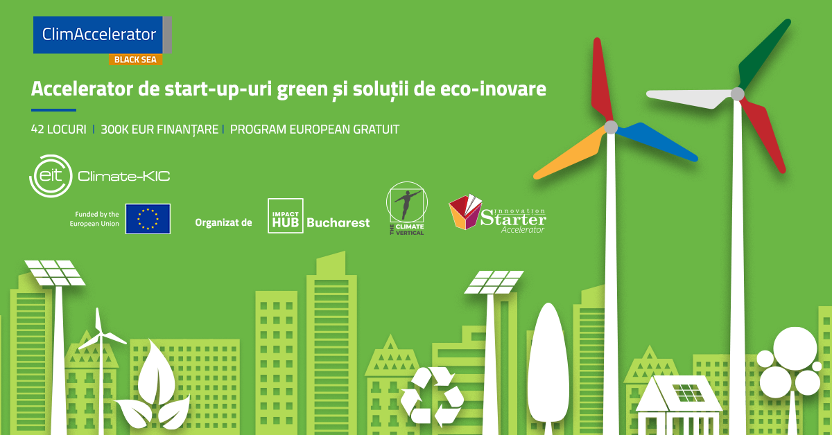 Finanțare de 300.000 de euro pentru startup-uri green și soluții de eco-inovare