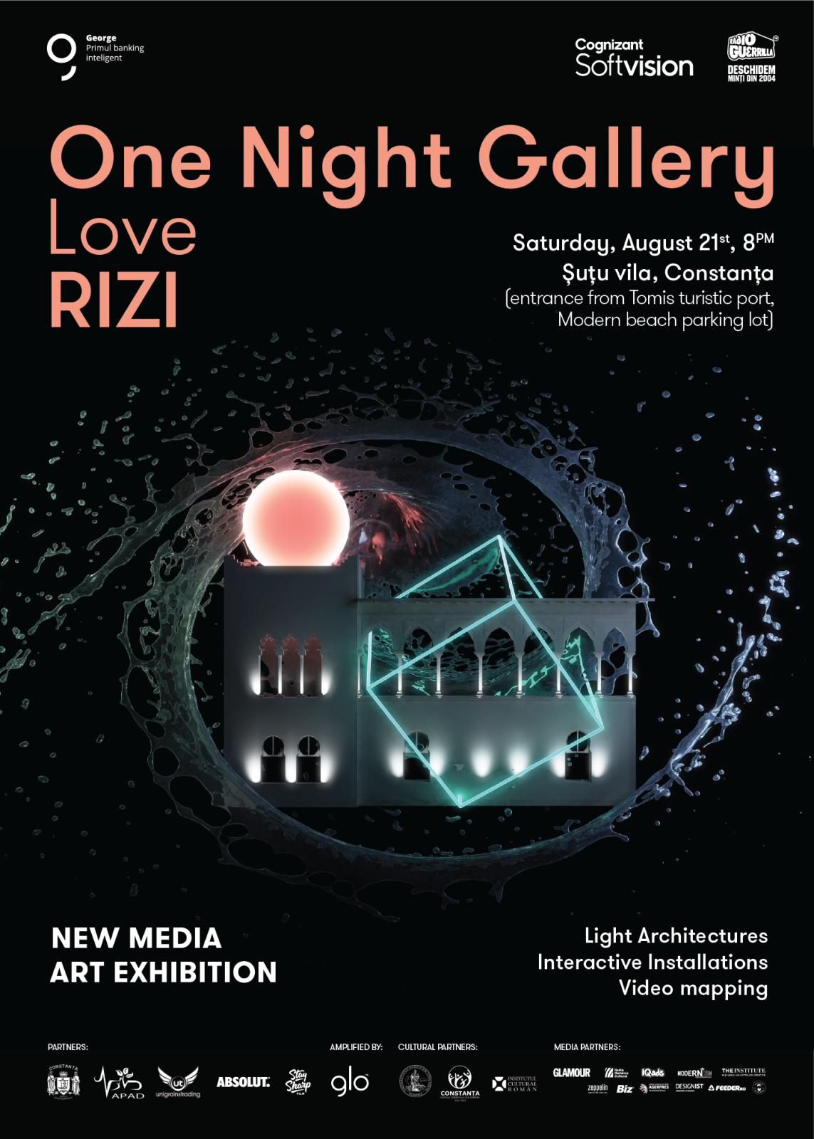 One Night Gallery Love RIZI ajunge mâine la Constanța 1 RIZI CT poster