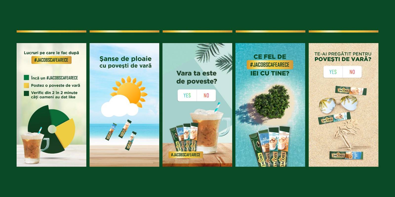 pastel a stat la povești digitale de vară cu Jacobs Cafea Rece