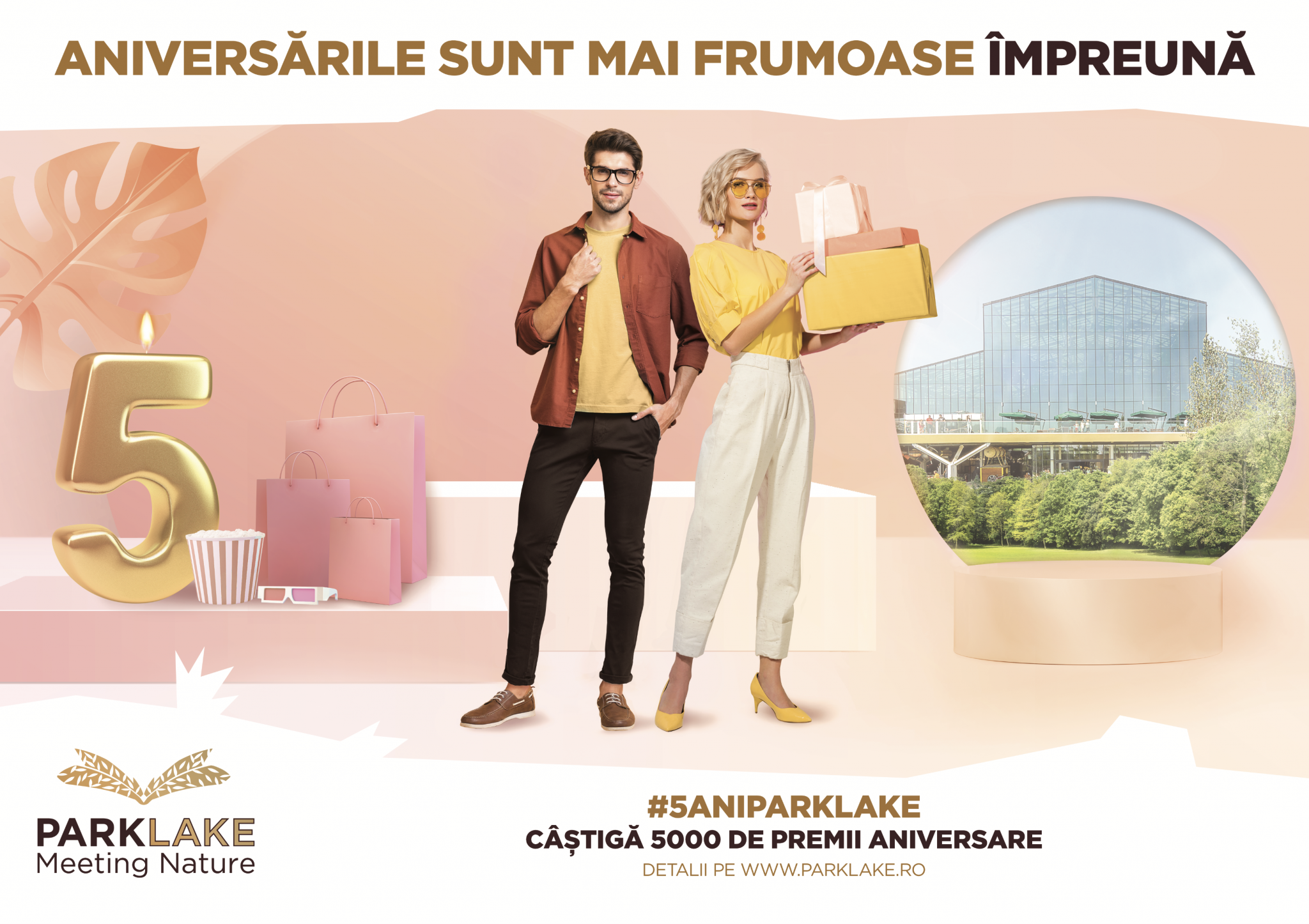 ParkLake Shopping Center serbează 5 ani și oferă 5000 de premii