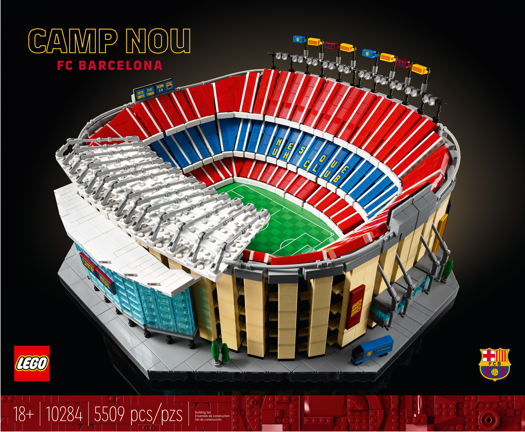 Camp Nou, cel mai nou set creat de Grupul LEGO si FC Barcelona