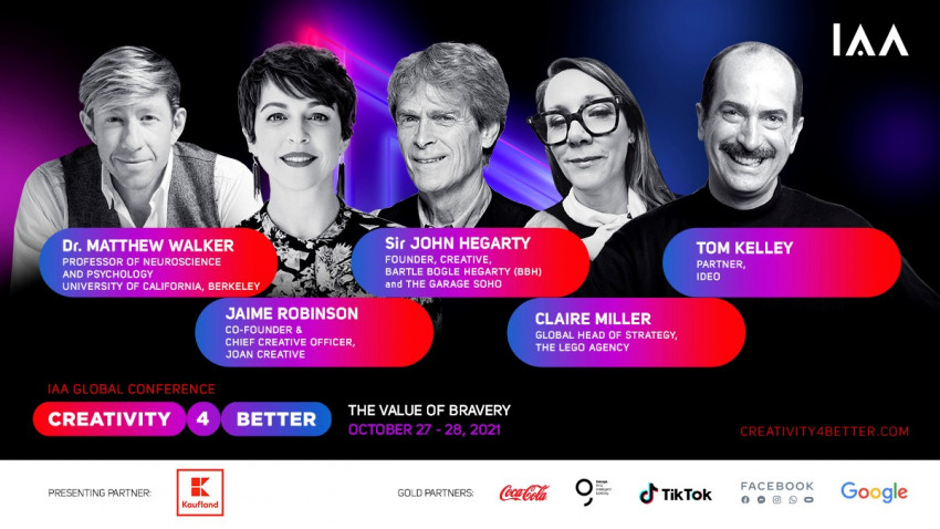 A 5-a ediție a Conferinței Globale IAA #Creativity4Better vine pe 27-28 octombrie 2021