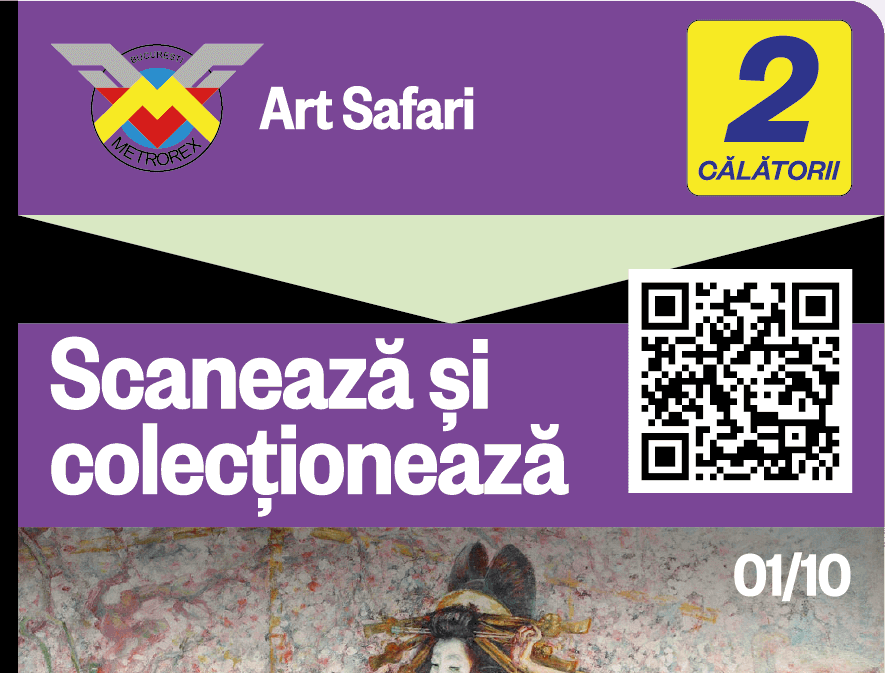 Colecție de artă pe cartelele de metrou