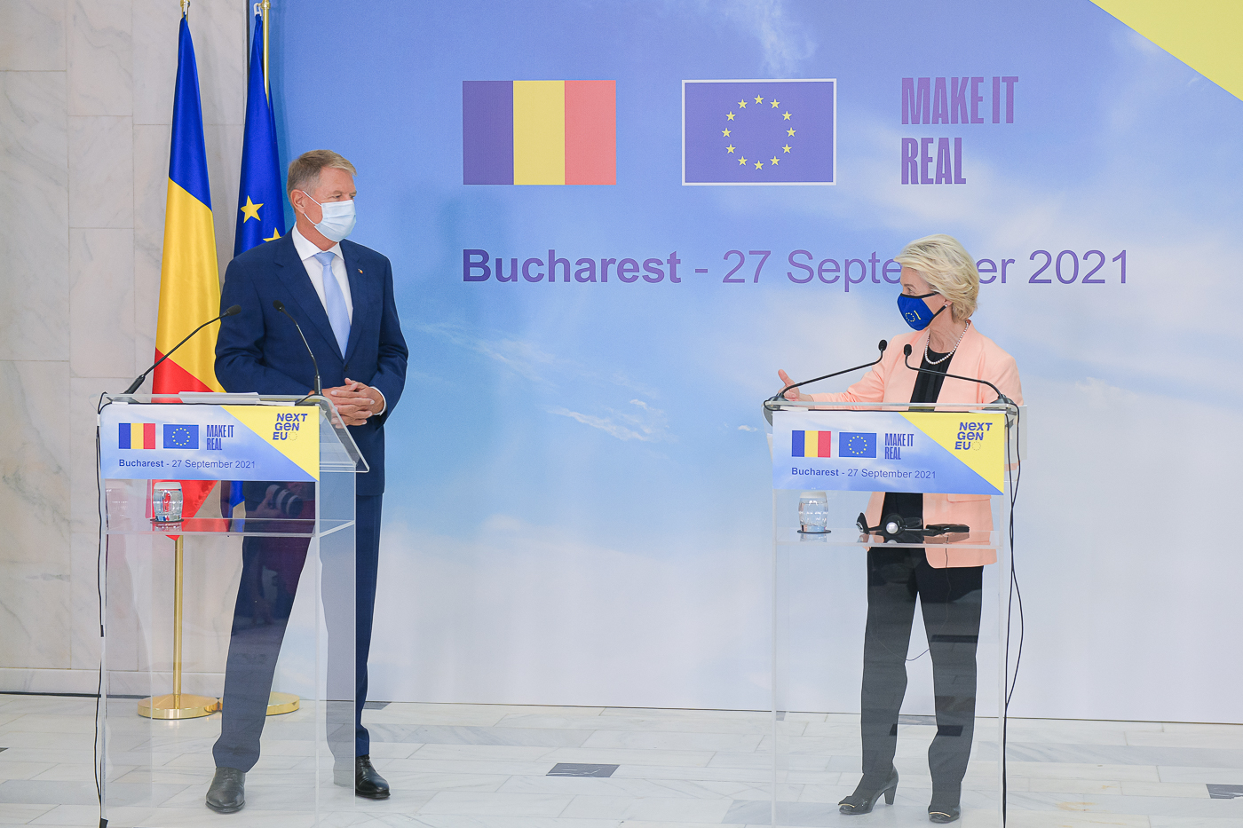 PNRR pentru România a fost aprobat. Granturi de 14,2 miliarde de euro și împrumuturi de 14,9 miliarde de euro 7 ursula von der leyen in romania aprobarea PNRR 2021 5