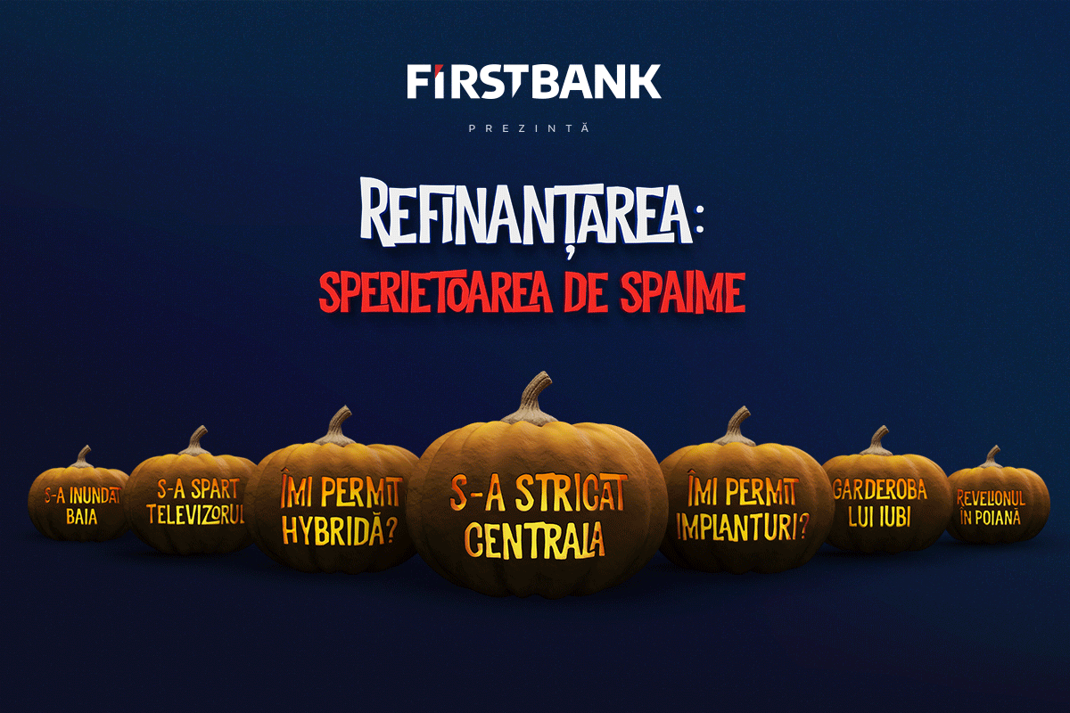 De Halloween, românii își pot speria spaimele, în cea mai nouă campanie First Bank semnată Cheil | C...