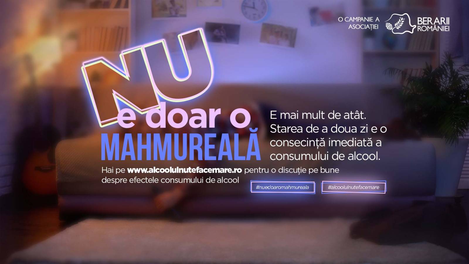 Asociația Berarii României continuă campania “Alcoolul nu te face mare” cu o serie de webinarii în l...