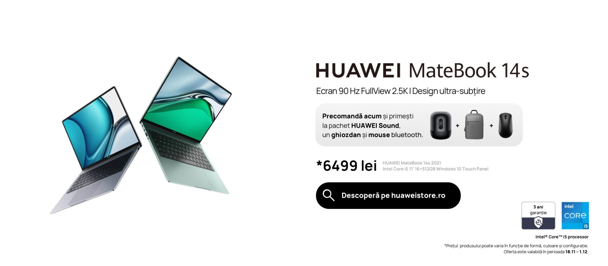 Huawei lansează un nou laptop de 14 inci pentru piața de business