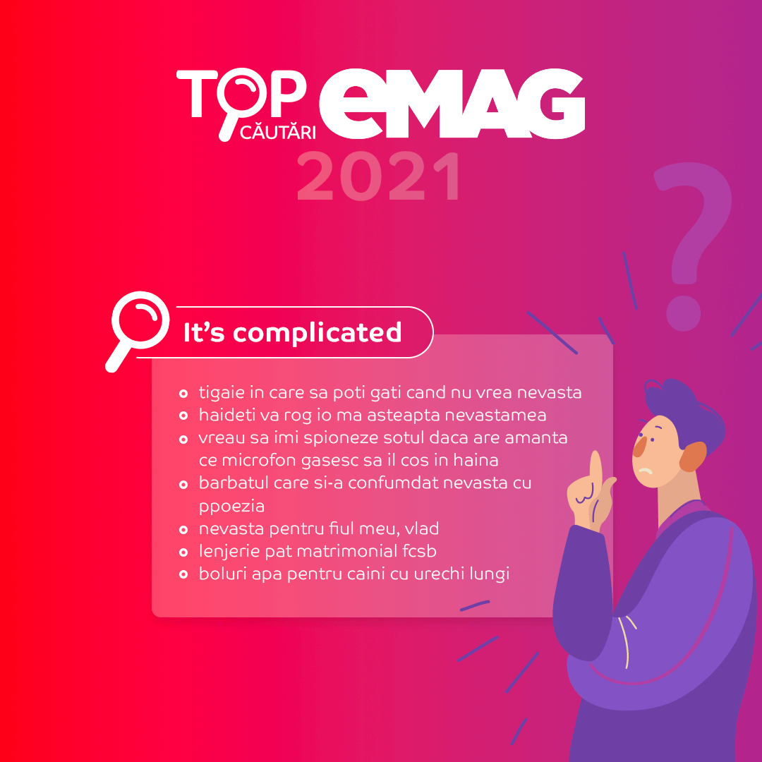 Cele mai amuzante căutări pe eMAG în 2021. Ce au căutat românii 4 Top 4