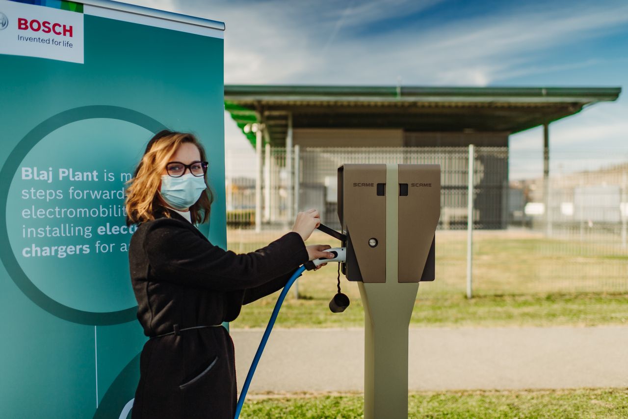 Fabrica Bosch Blaj statii incarcare