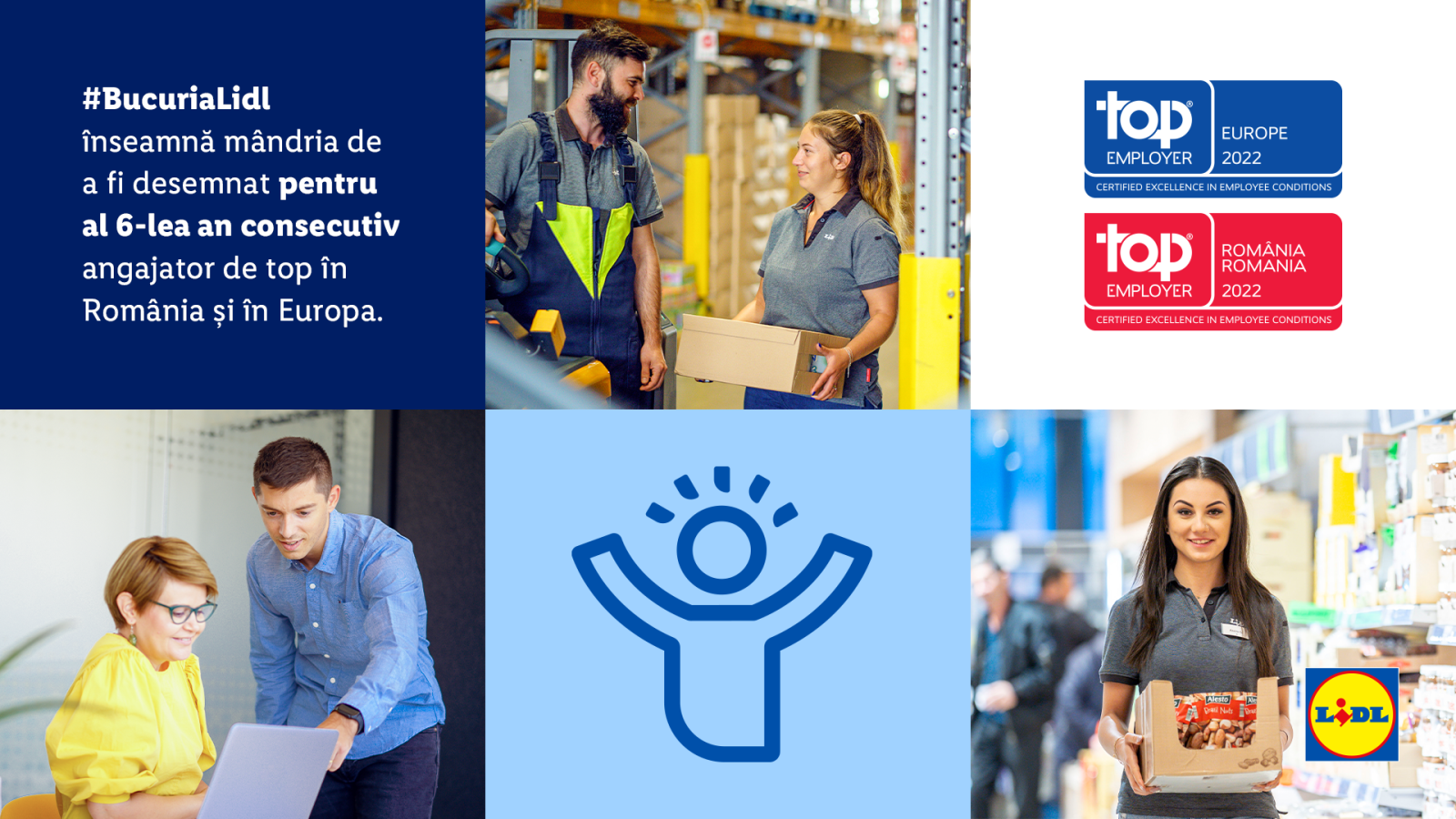 Lidl este pentru al șaselea an consecutiv Top Employer