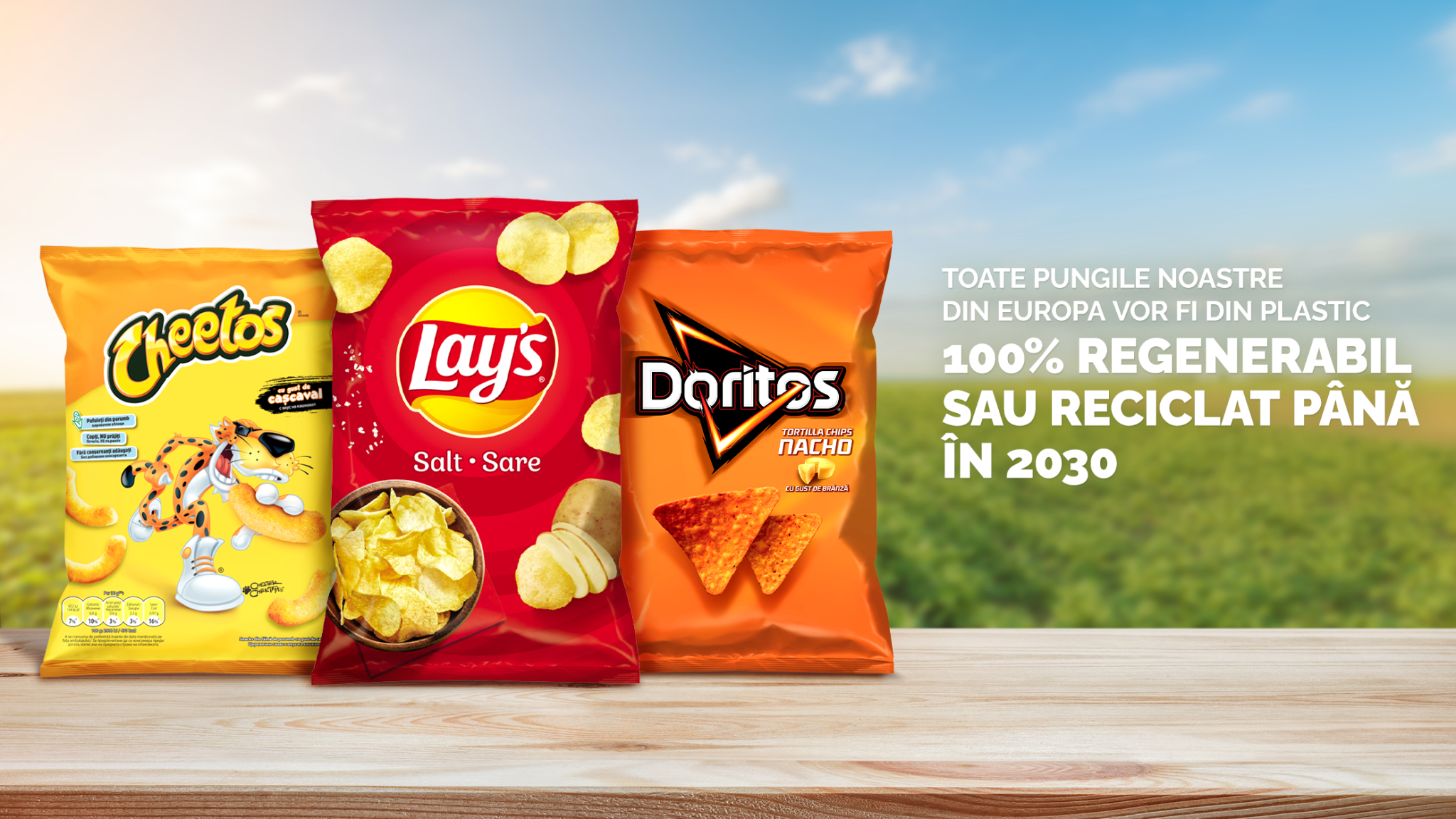 PepsiCo vrea să folosească doar plastic reciclat sau regenerabil în ambalajele sale