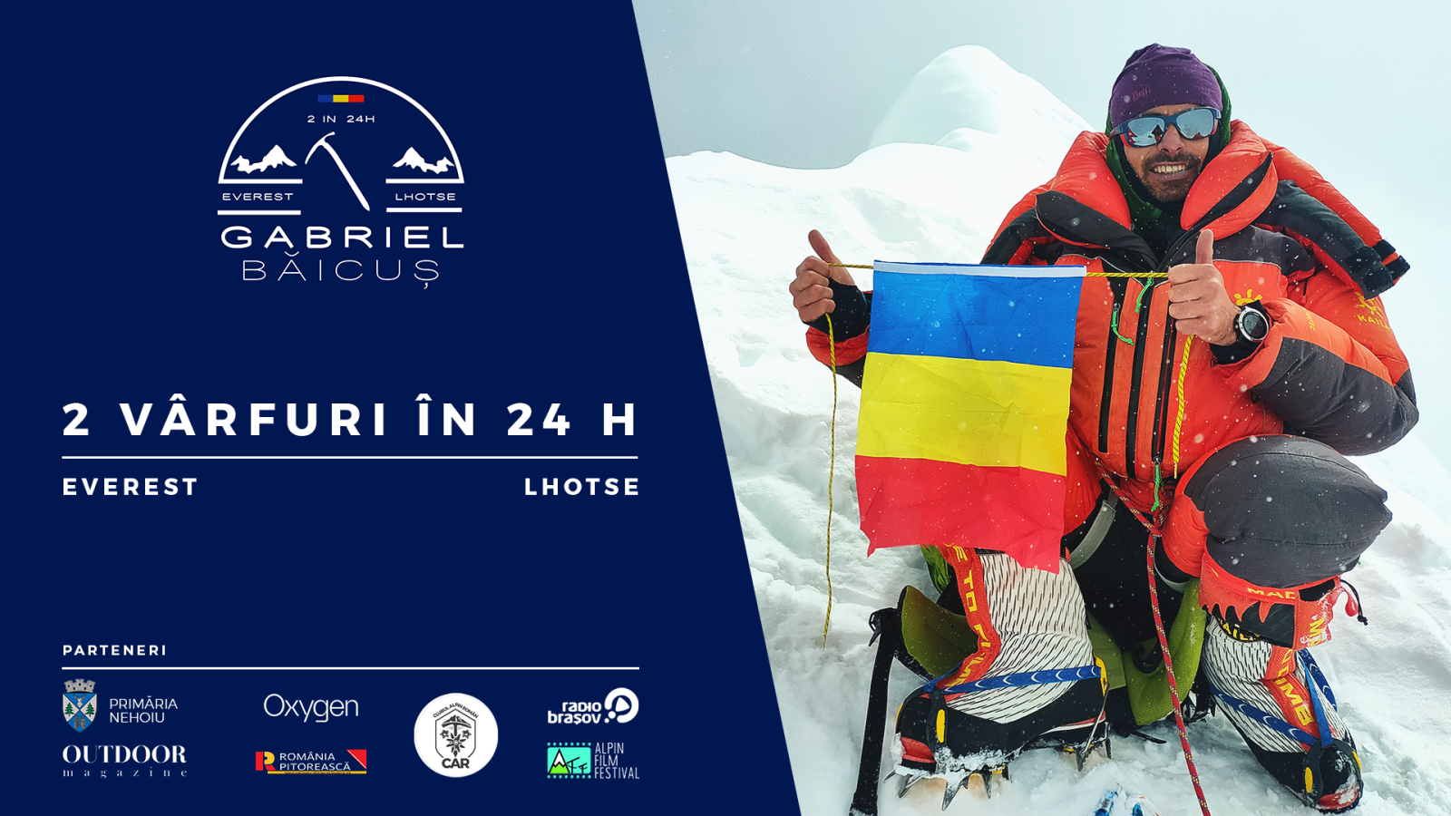 Premieră în alpinismul românesc: Gabriel Băicuș va escalada două dintre cele mai înalte vârfuri ale ...
