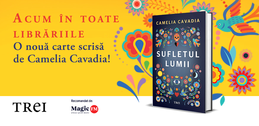 Scriitoarea Camelia Cavadia lansează cea de-a patra carte