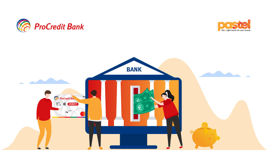 pastel este noua agenție de comunicare strategică și creativă a ProCredit Bank